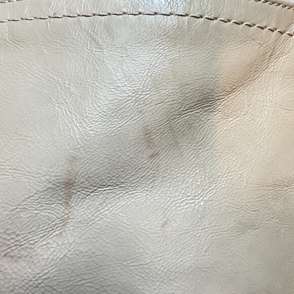 COACH | Chelsea Taupe Patent Leather Tote Satchel Bag F14022 | Cream - Picture 10 of 16